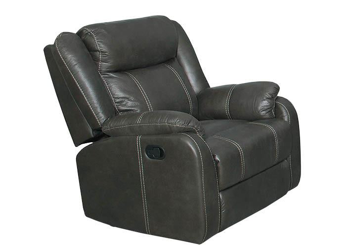 7303  Gin Rummy Charcoal Recliner, Recliners & Gliders, American Imports, - ReeceFurniture.com - Free Local Pick Ups: Frankenmuth, MI, Indianapolis, IN, Chicago Ridge, IL, and Detroit, MI