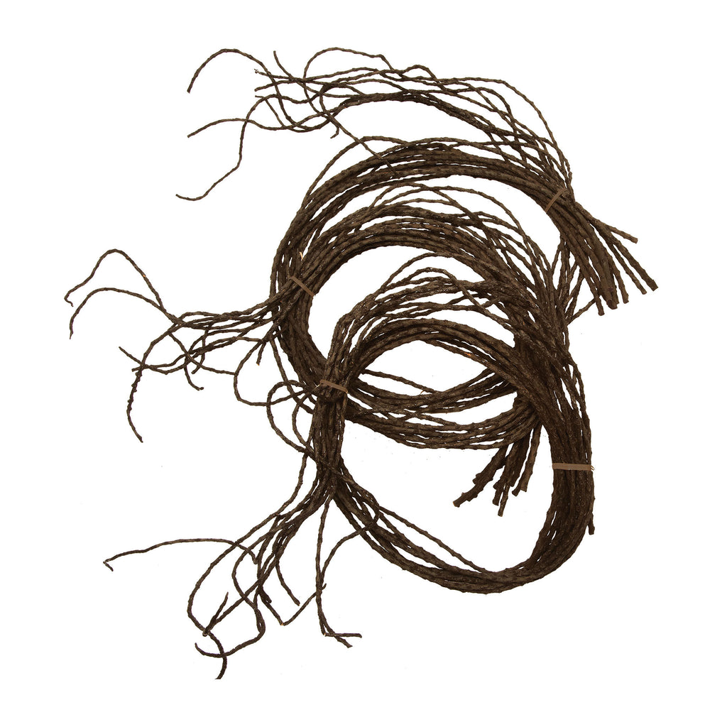 742013 Black Tail Coil Bunch With Leather And Bead Tie Accessory - RauFurniture.com