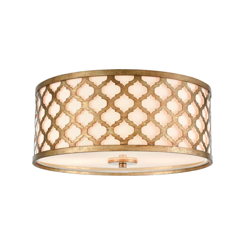 Arabesque - Flush Mount - Bronze Gold