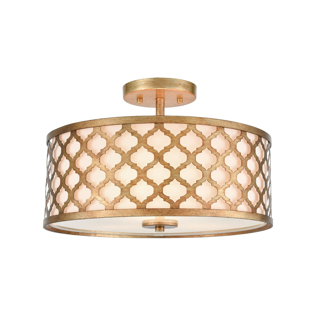 Arabesque - Semi Flush Mount - Bronze Gold
