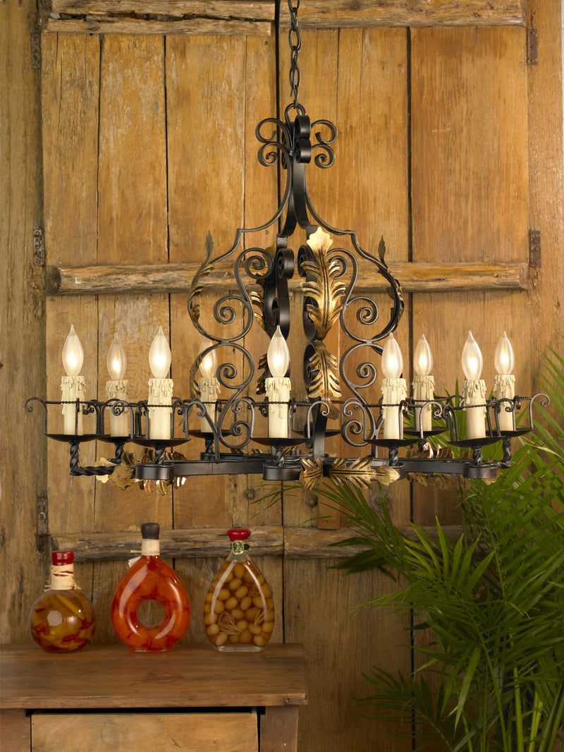 Artistic - Chandelier - Antique Highlighted Bronze