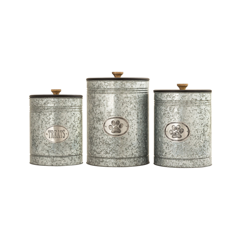 771750 - Pawell Set of 3 Pet Canisters