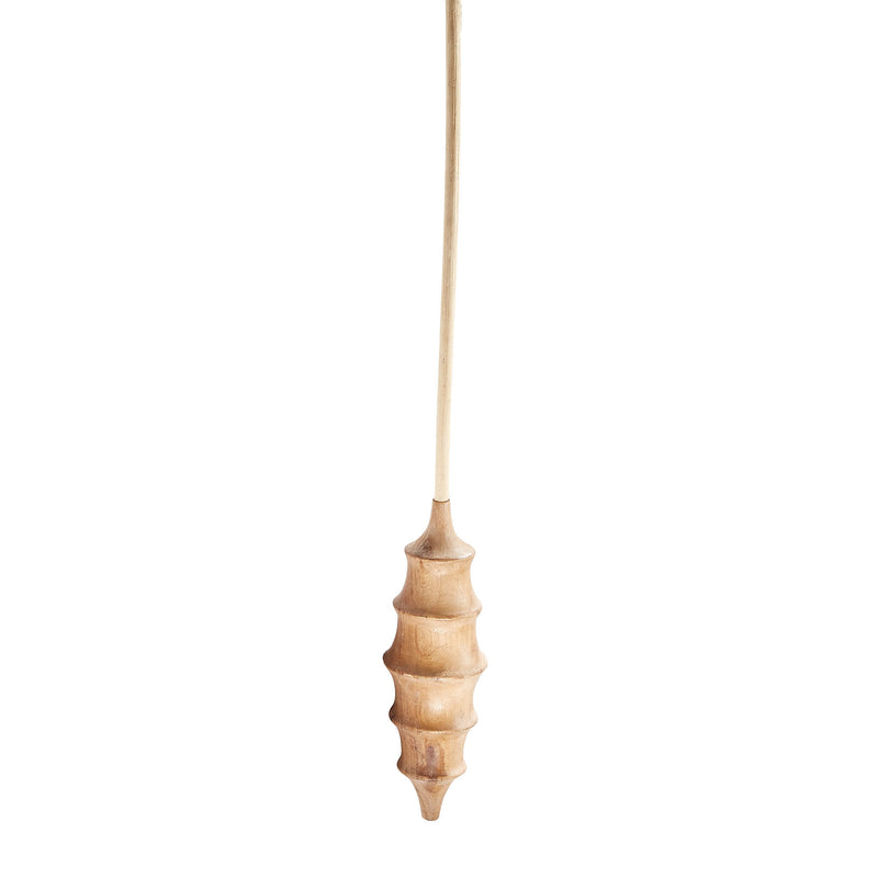 784081 Natural Hand Carved Cocoon Stalk Accessory - RauFurniture.com