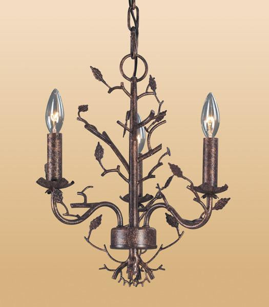 Back Country - Chandelier - Oxidized Walnut