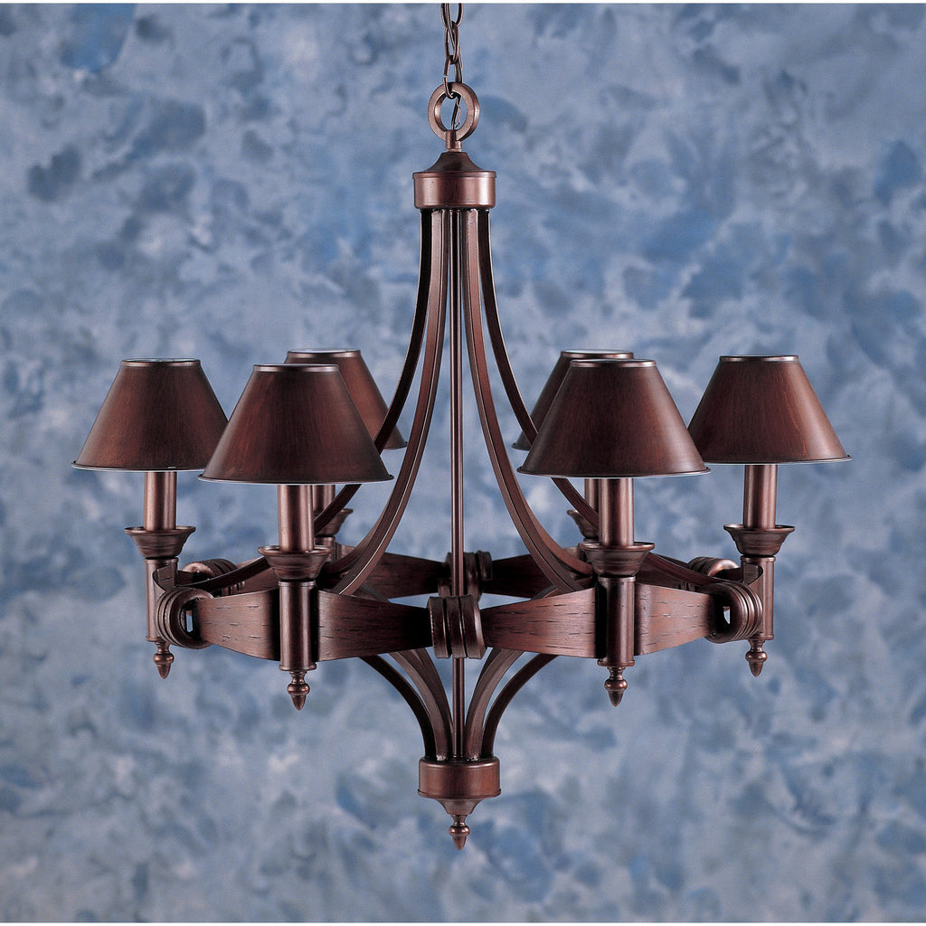 Amersham - Chandelier - Brown