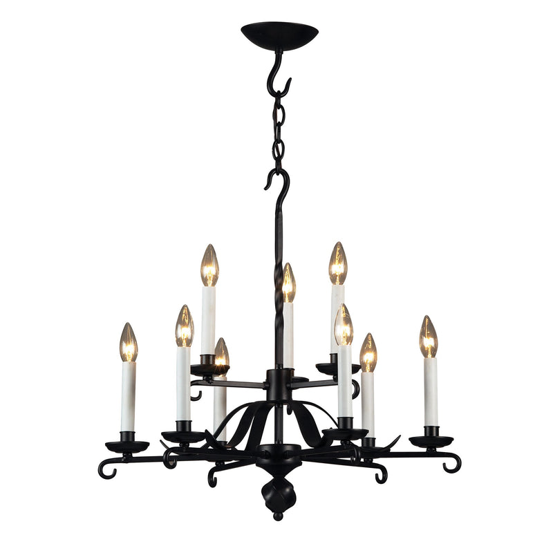 Blacksmith - Chandelier - Matte Black