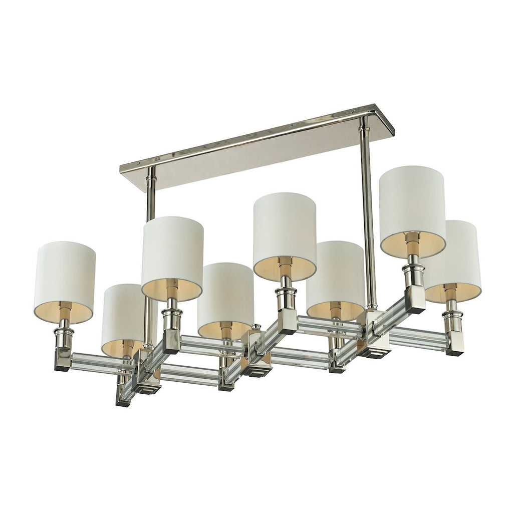 Berwick - Island Light - Clear, Polished Nickel, Polished Nickel