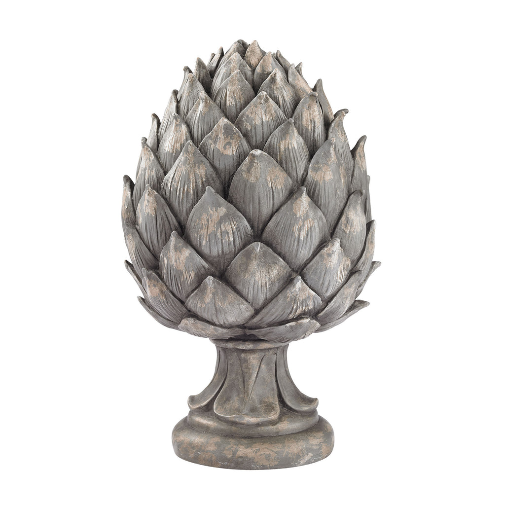 87-001 Aged Grey Artichoke Accessory - RauFurniture.com