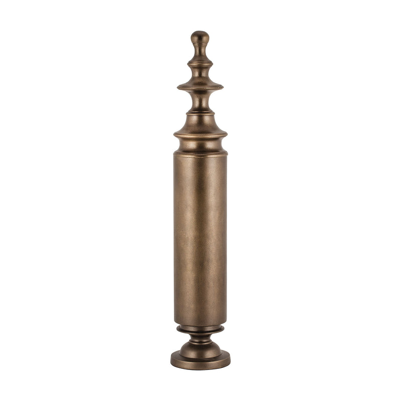 8903-020 Tall Footed Brass Finial Finial - RauFurniture.com