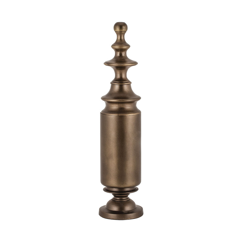 8903-021 Short Footed Brass Finial Finial - RauFurniture.com