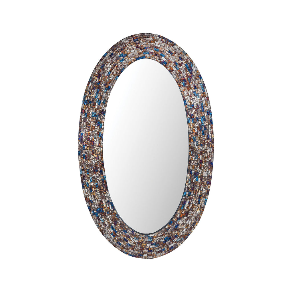 8983-047 Byzantion Round Mosaic Mirror - Free Shipping! Mirror - RauFurniture.com