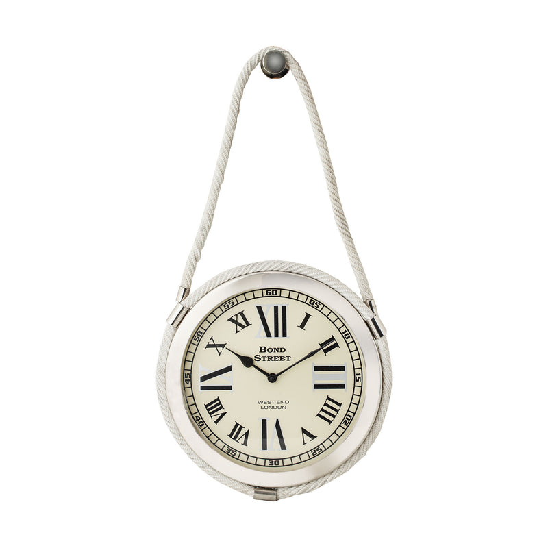 8984-012 Brass Rope Clock Wall Clock - RauFurniture.com