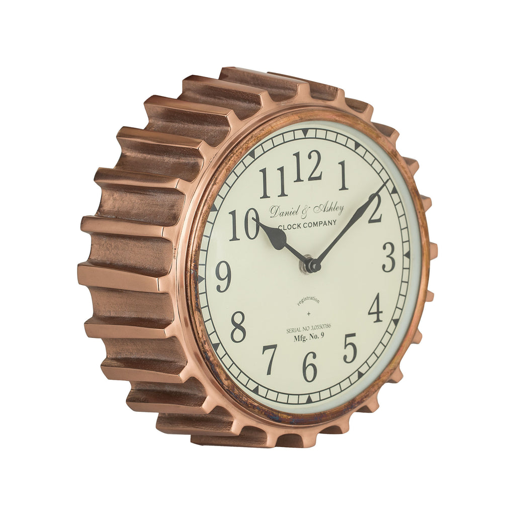 8984-013 Aged Copper Clock - Free Shipping! Wall Clock - RauFurniture.com