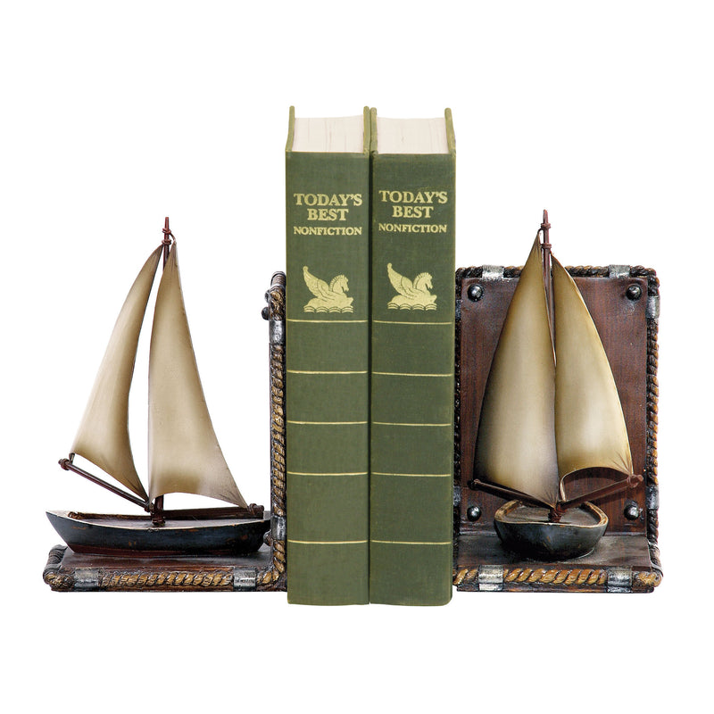 91-3907 Pair Sailboat Bookends Bookend - RauFurniture.com