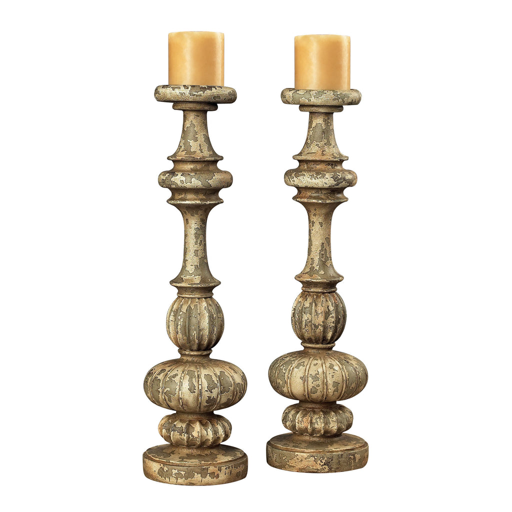 93-19169 Flemish Carved Candle  Holders Candle/Candle Holder - RauFurniture.com