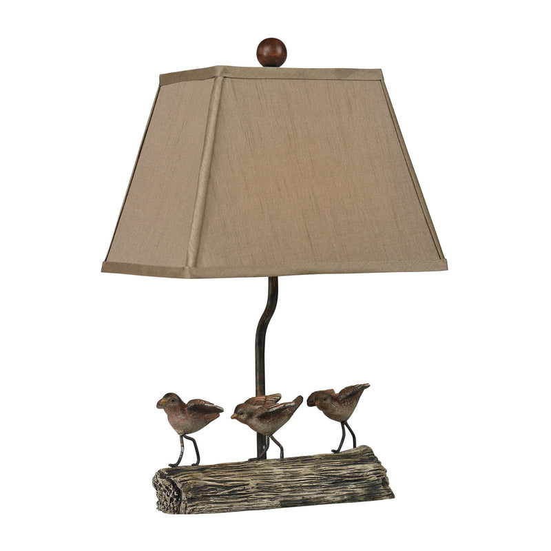 93-19300 Little Birds On A Log Lamp Table Lamp - RauFurniture.com