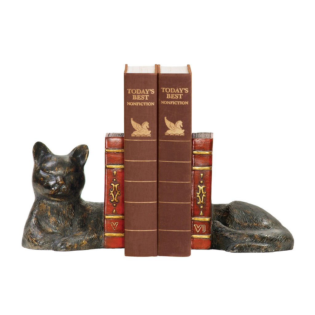 93-5083 Pair Cat Napping Bookends Bookend - RauFurniture.com