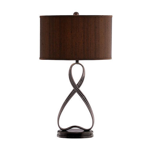 95646 - Lazy Eight Metal Table Lamp - Free Shipping! Floor, Desk And Table Lamps - RauFurniture.com
