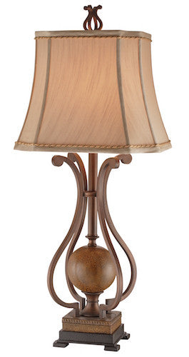 96902 - Copperfield Metal Table Lamp - Free Shipping! Floor, Desk And Table Lamps - RauFurniture.com