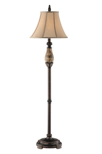 97834 - Roma Resin Floor Lamp - Free Shipping! Floor, Desk And Table Lamps - RauFurniture.com