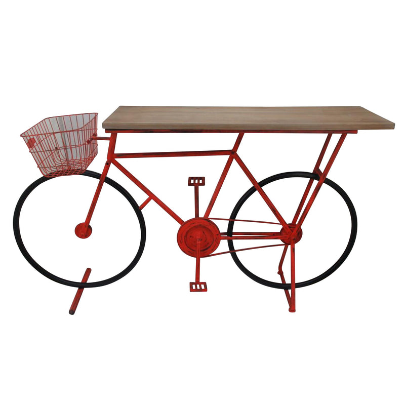 Bicycle Console Table,Red