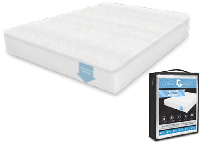 SuperCool Mattress Protector - King Size, Bedding, DreamSmart, - ReeceFurniture.com - Free Local Pick Ups: Frankenmuth, MI, Indianapolis, IN, Chicago Ridge, IL, and Detroit, MI