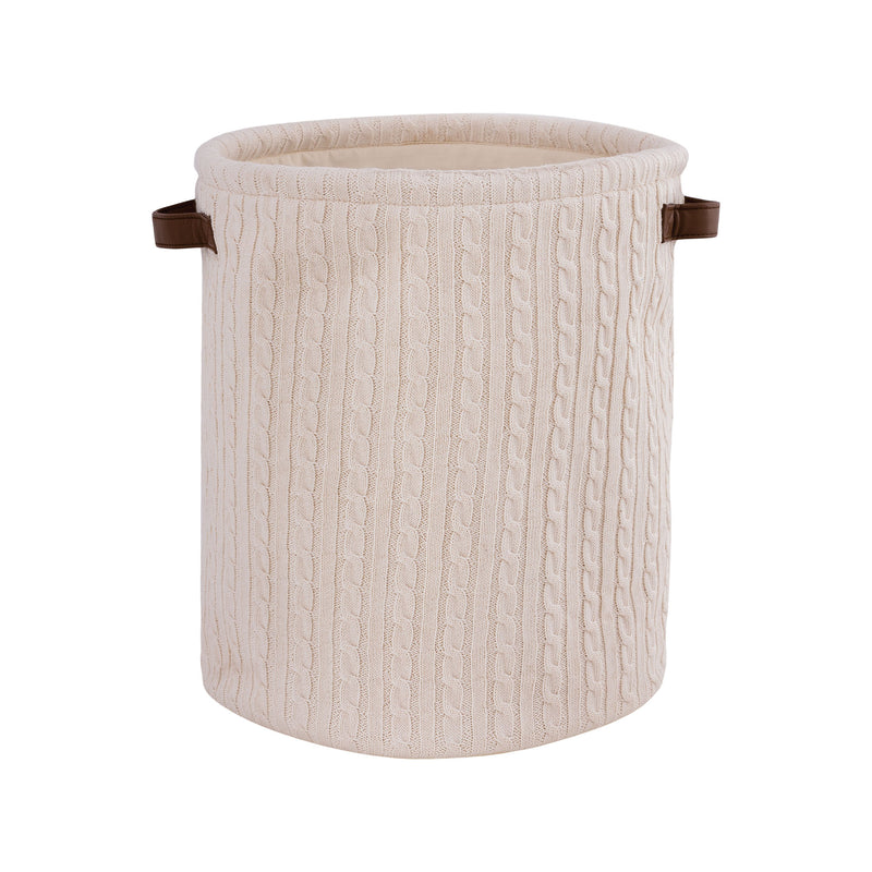 BSKT002 - Knitted Cotton Basket in Natural