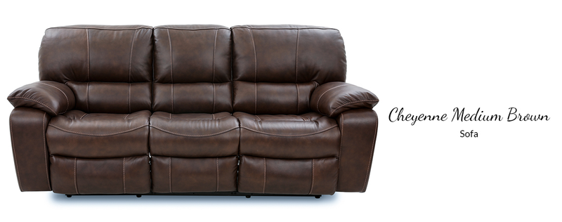 8625 Cheyenne Medium Brown - ReeceFurniture.com