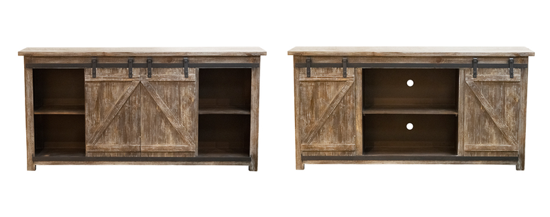 870 Barnwood TV Console - 60" or 70" - ReeceFurniture.com