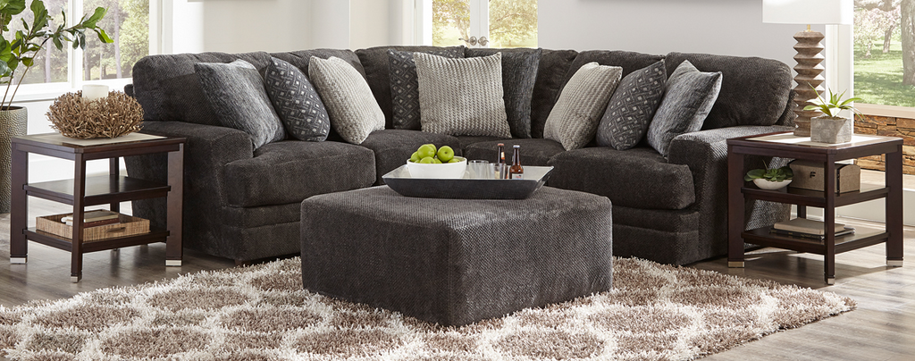 4376 Mammoth Smoke Modular 2 Piece Sectional - ReeceFurniture.com