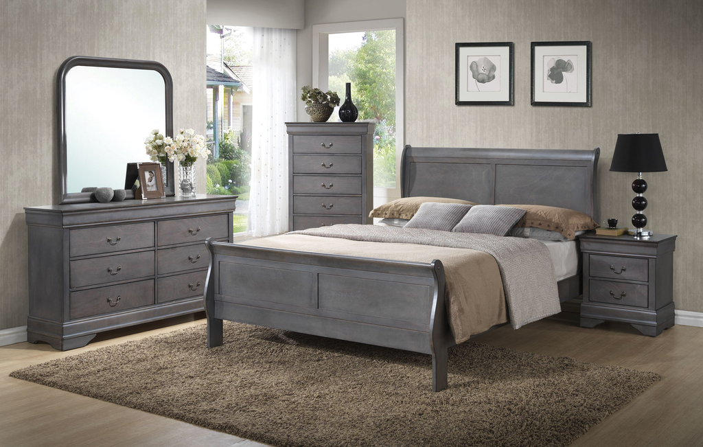 C4934A Grey Louis Philippe - ReeceFurniture.com