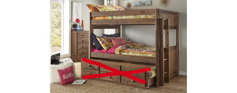 626 Full/Full Chestnut Bunk Bed - ReeceFurniture.com