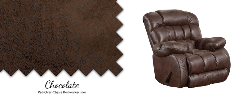 9200 Nevada Pad-Over-Chaise Rocker/Recliner