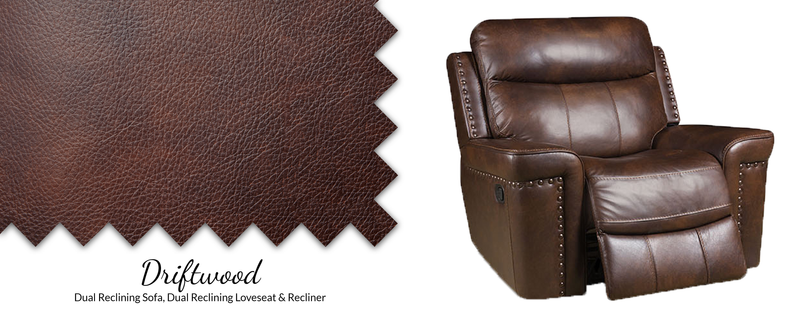 90301 Driftwood - Italian Leather - ReeceFurniture.com