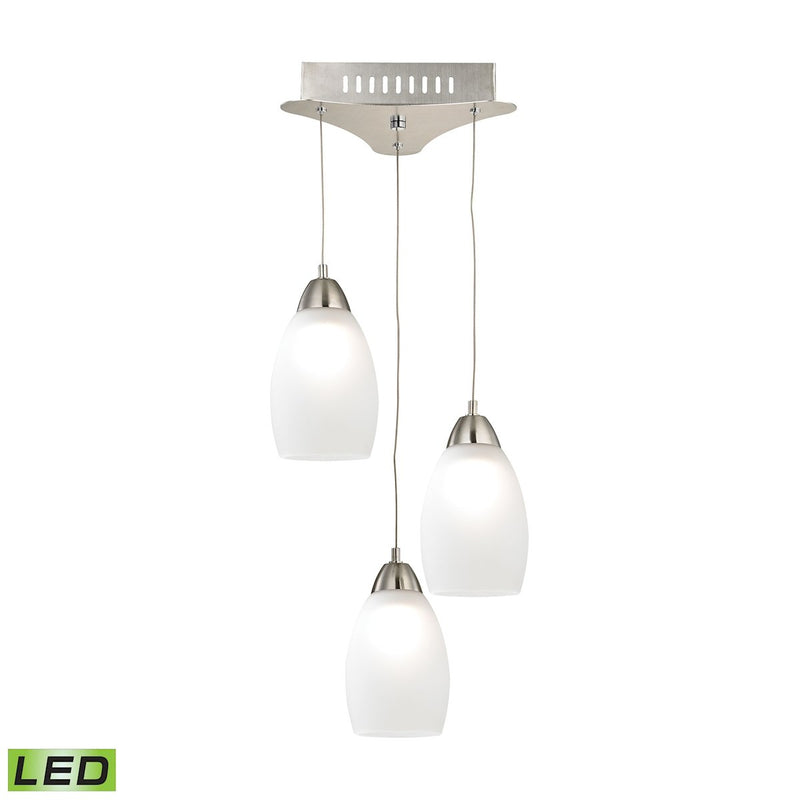 Buro - Mini Pendant - Satin Nickel