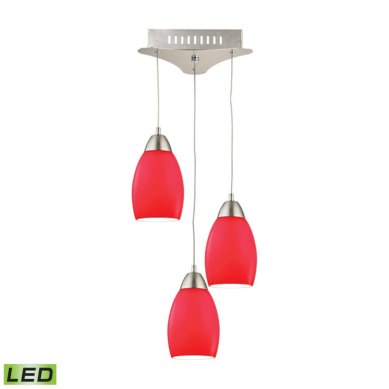 Buro - Mini Pendant - Satin Nickel