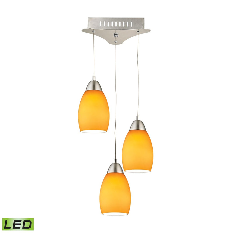 Buro - Mini Pendant - Satin Nickel