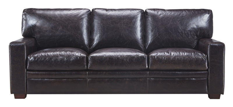 2005B Norman 9770 Dark Brown (100% Top Grain Leather) Top Grain Leather Furniture - RauFurniture.com