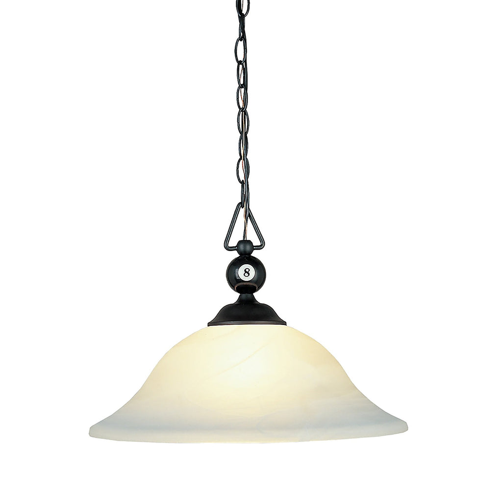 Billiard Motif - Pendant - Matte Black