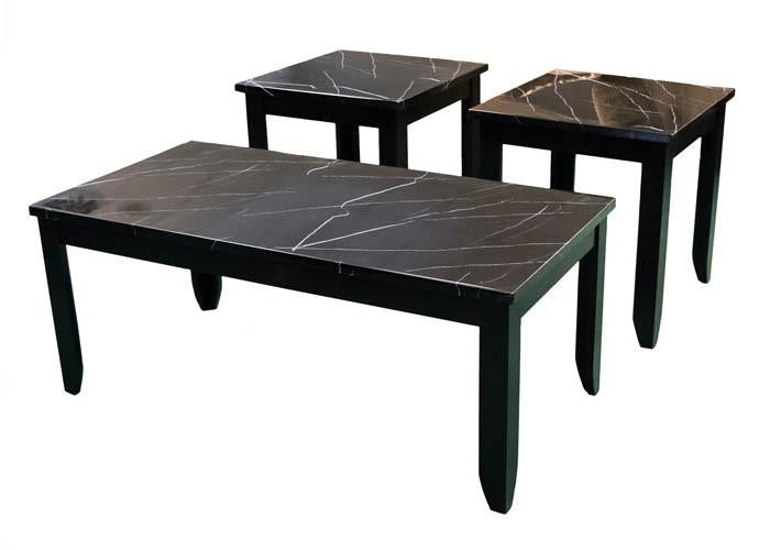 T4718 Faux Black Marble - ReeceFurniture.com